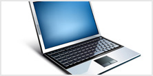 A photo of a laptop